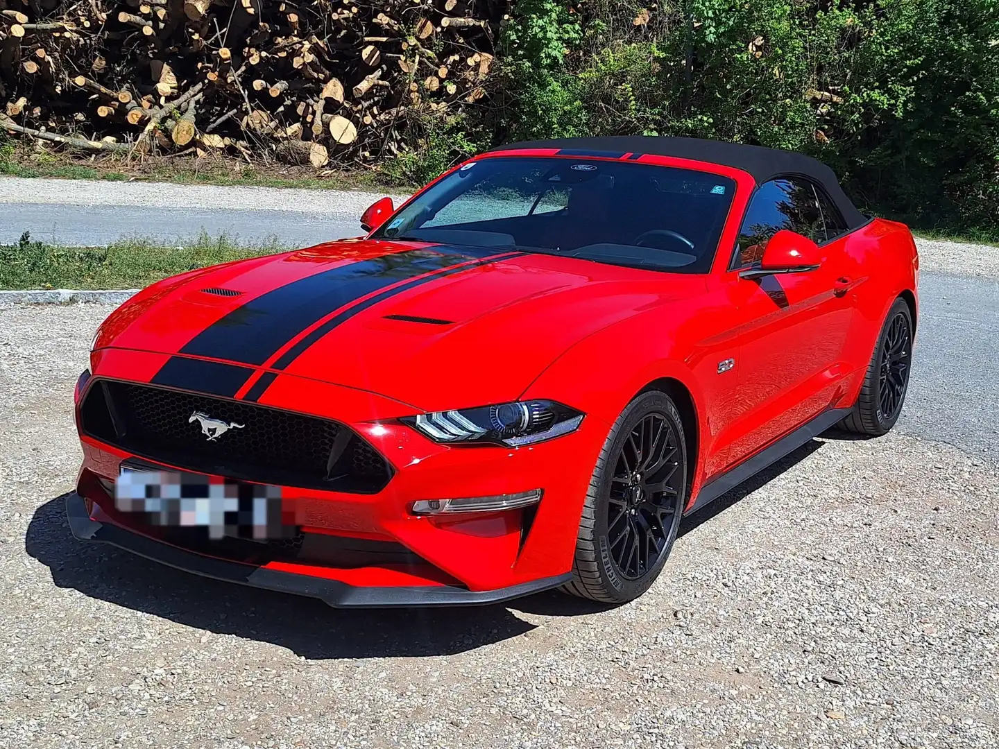 Ford Mustang Mustang 5,0 Ti-VCT V8 GT Cabrio Aut. GT Rot - 1