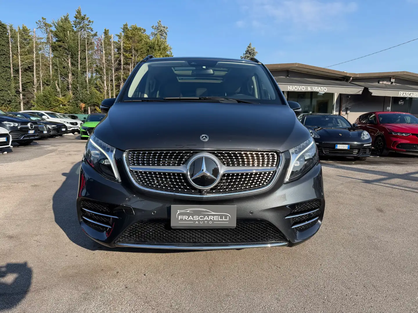 Mercedes-Benz V Long 300 d Premium 4matic auto/AMG/STRAFULL/TETTO Marrone - 2