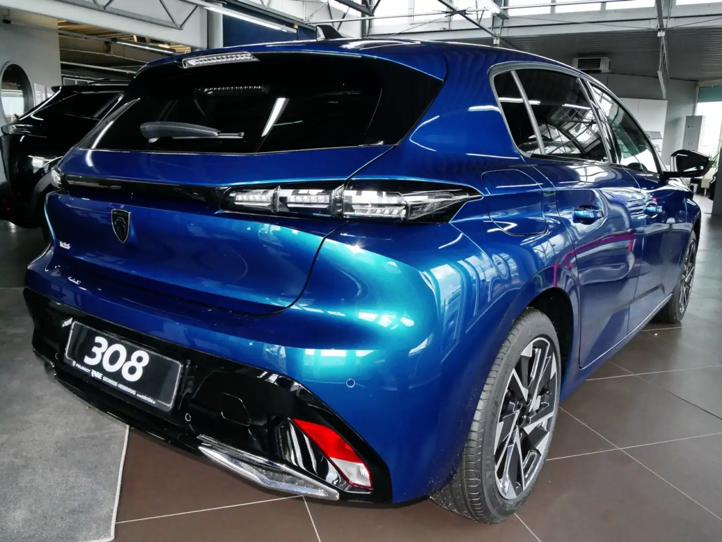 Peugeot 308 Allure 145 Hybrid ACC+Navi+Keyless+ParkPilot Blau - 2