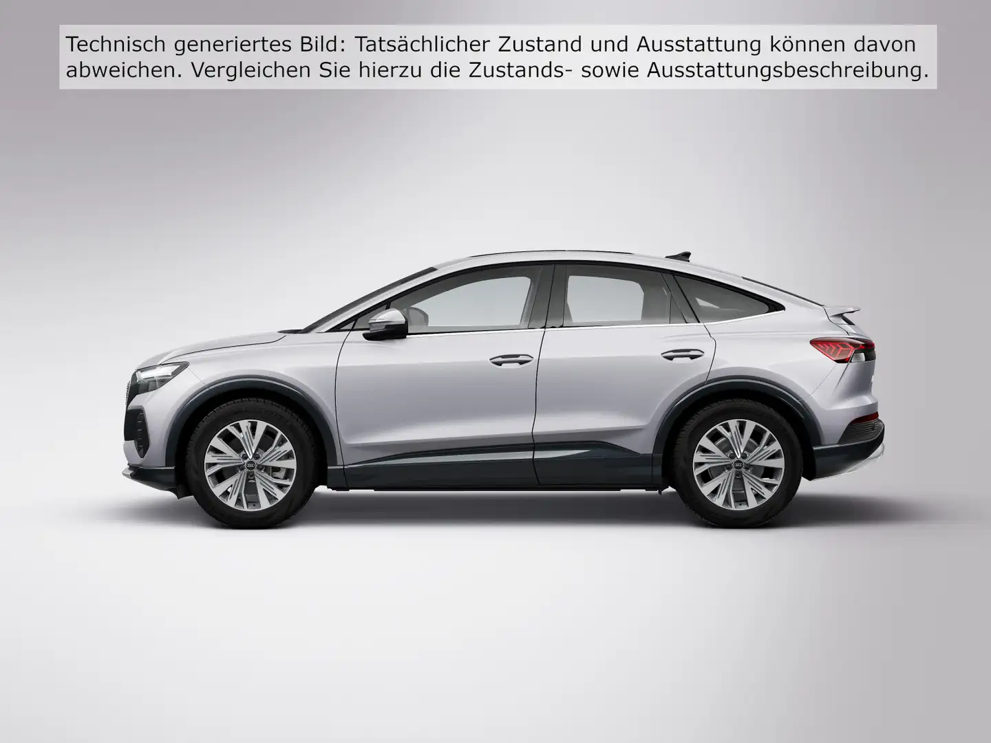 Audi Q4 e-tron 40 e-tron 150 kW Silber - 2