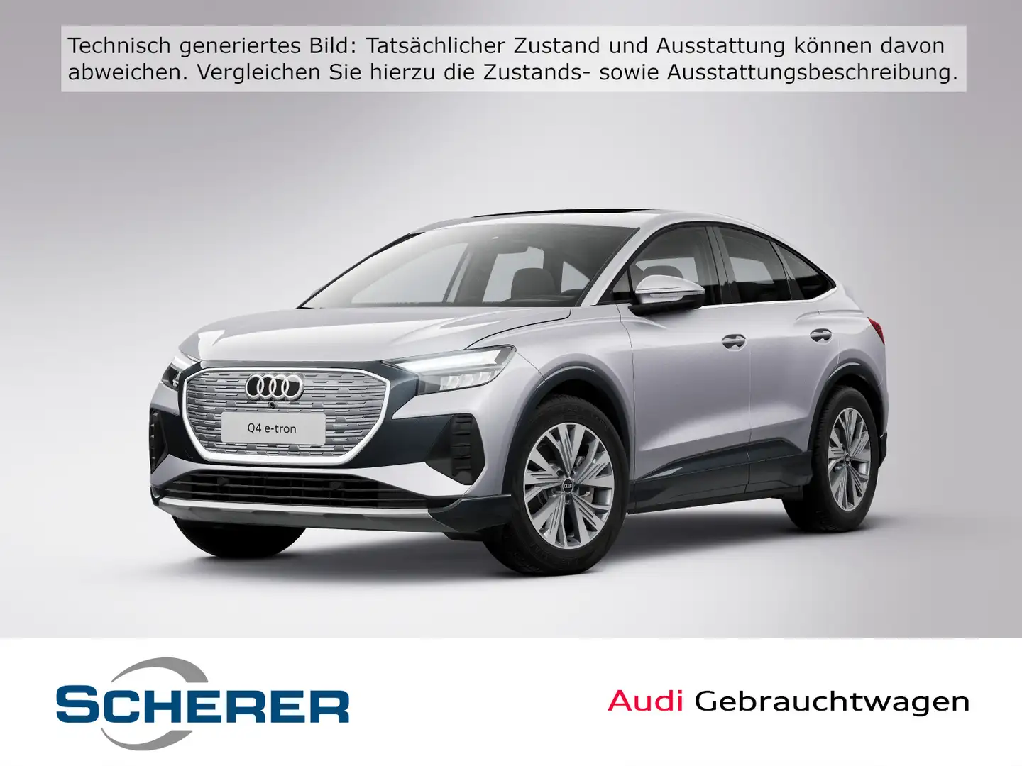 Audi Q4 e-tron 40 e-tron 150 kW Silber - 1