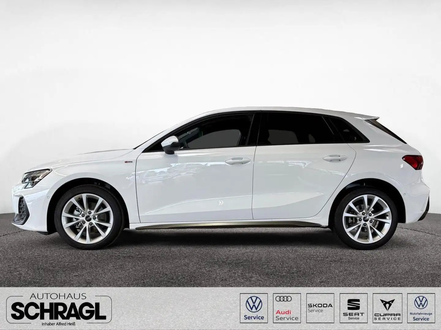 Audi A3 Sportback 35 TFSI S-LINE FACELIFT+APP+KAMERA Weiß - 2