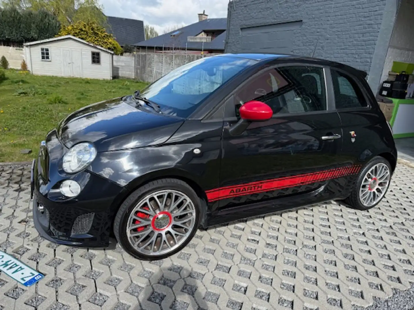 Fiat 500 Abarth Schwarz - 2