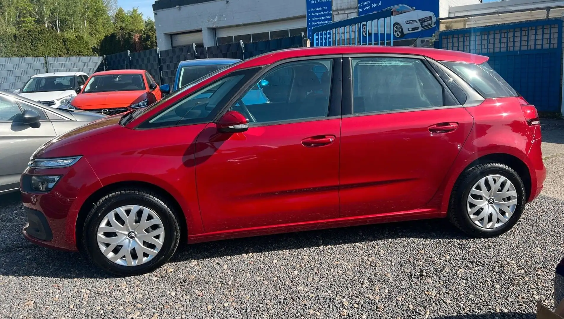 Citroen C4 Picasso C4 PICASSO SPACETOURER FEEL-AHK-SHZ-KLIMA-PDC Rouge - 2