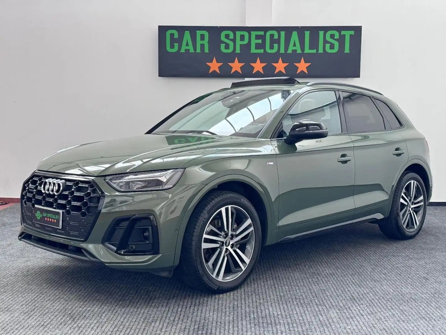 Audi Q5 40 TDI 204 quattro S line PADDLES|ACC|20'|TETTO Verde - 1