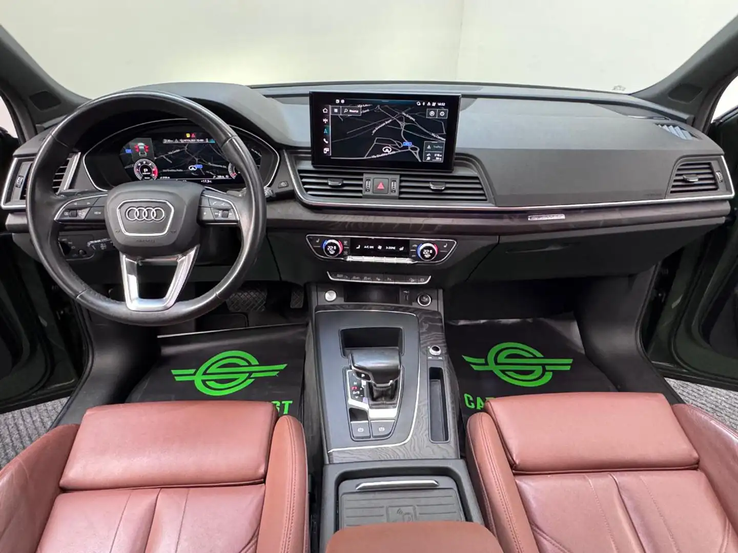 Audi Q5 40 TDI 204 quattro S line PADDLES|ACC|20'|TETTO Verde - 2