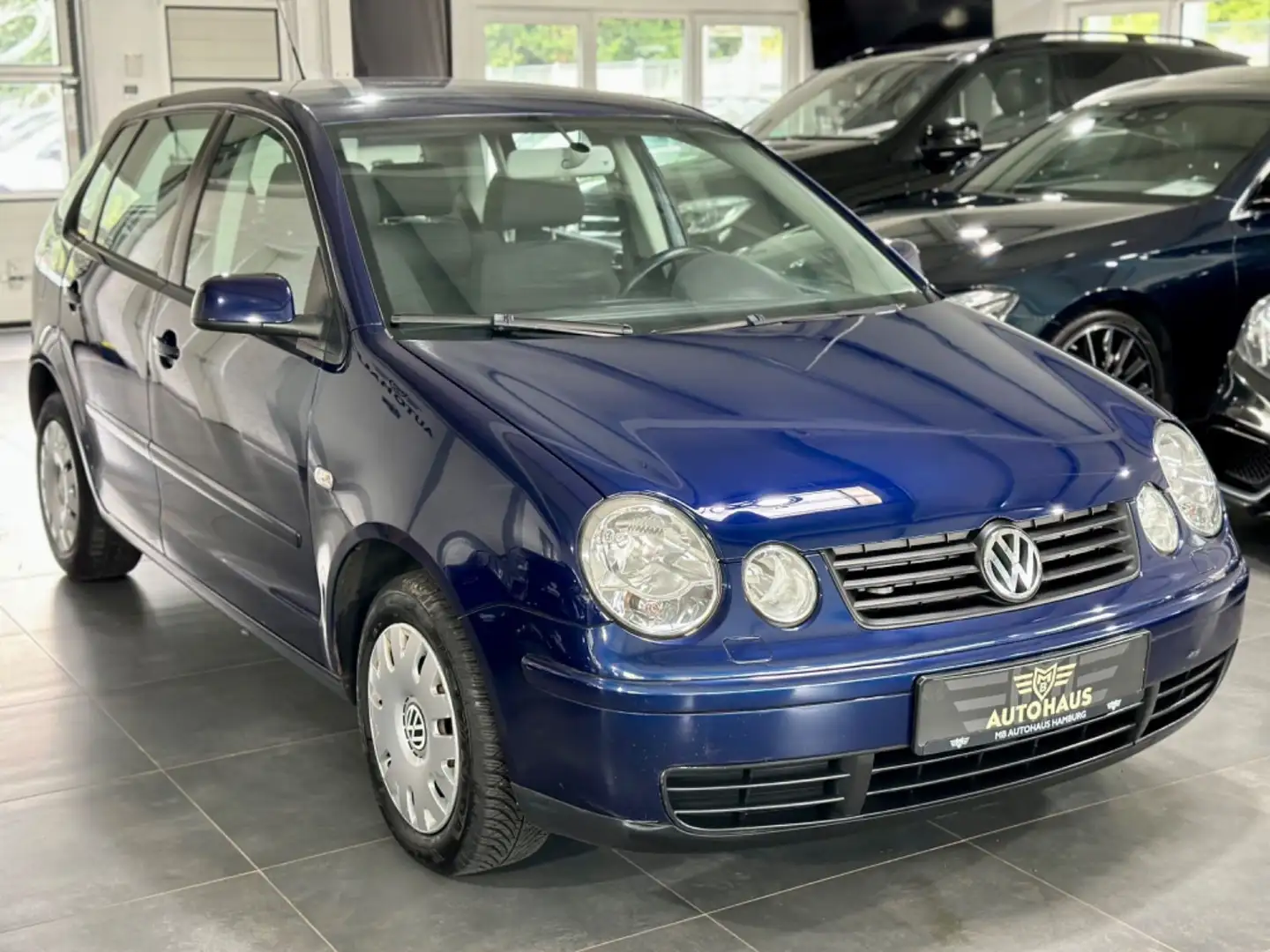 Volkswagen Polo IV 1.4, 1.Hand,Klima,4-Türer,SHZ,TOP Blau - 2