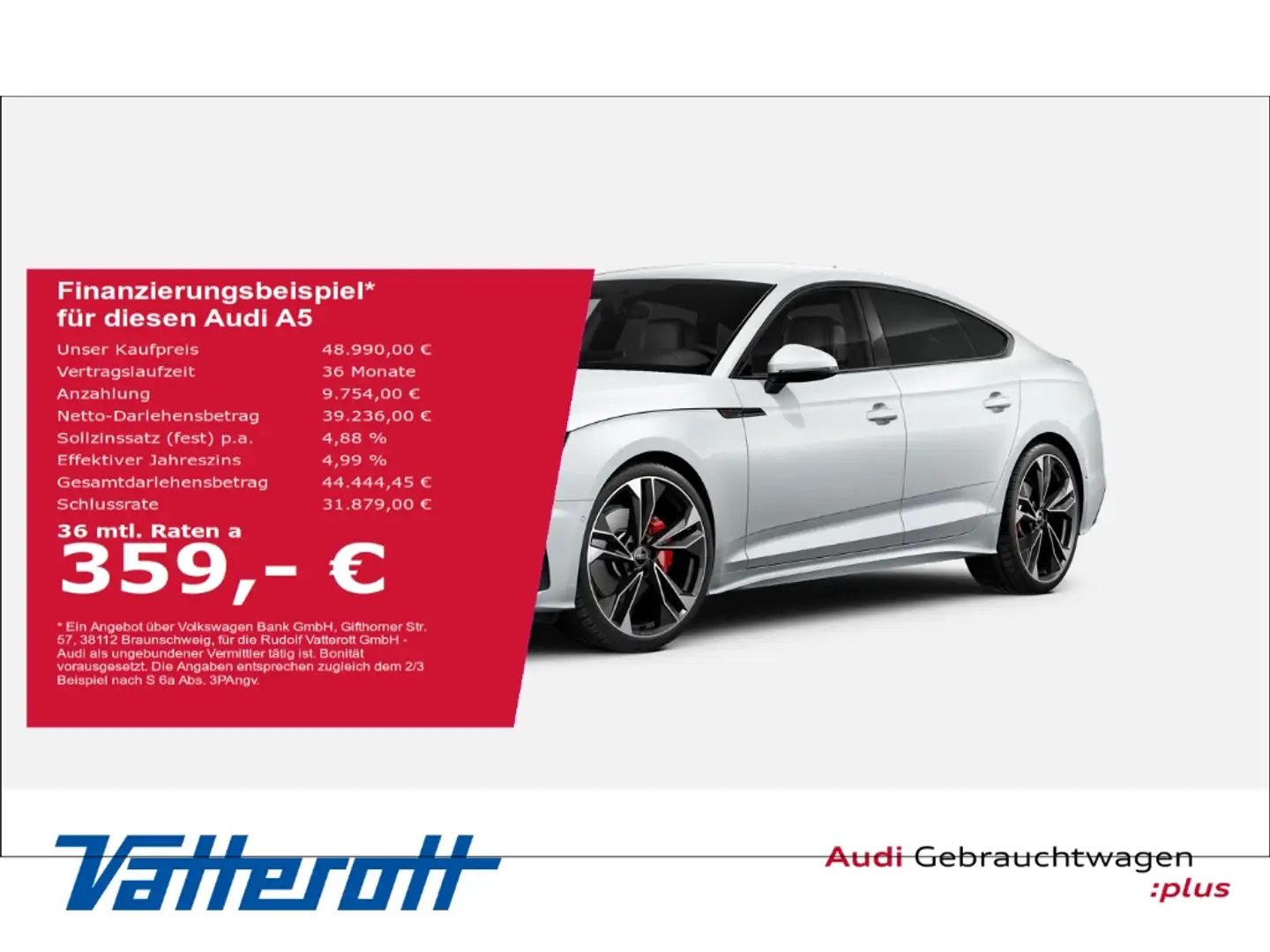 Audi A5 Sportback 40 TDI S line competition edition AHK Weiß - 1