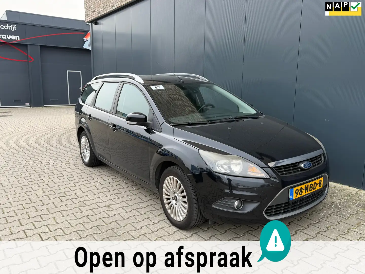 Ford Focus Wagon 1.8 Limited Flexi Fuel Airco|Cruise|NAP Negro - 1