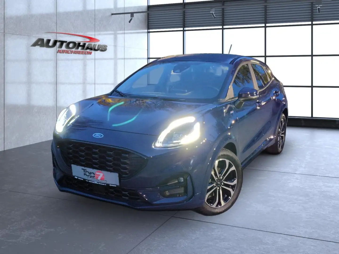 Ford Puma 1.0 EcoBoost Mild-Hybrid ST-Line Automatik Blau - 2