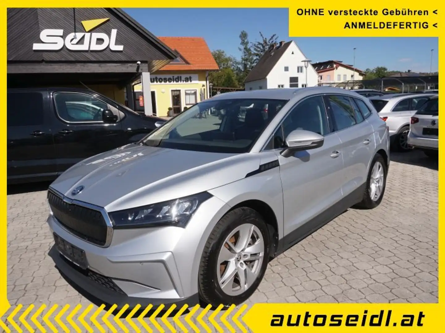 Skoda Enyaq iV 80 *AHV+NAVI+LED* Silber - 1