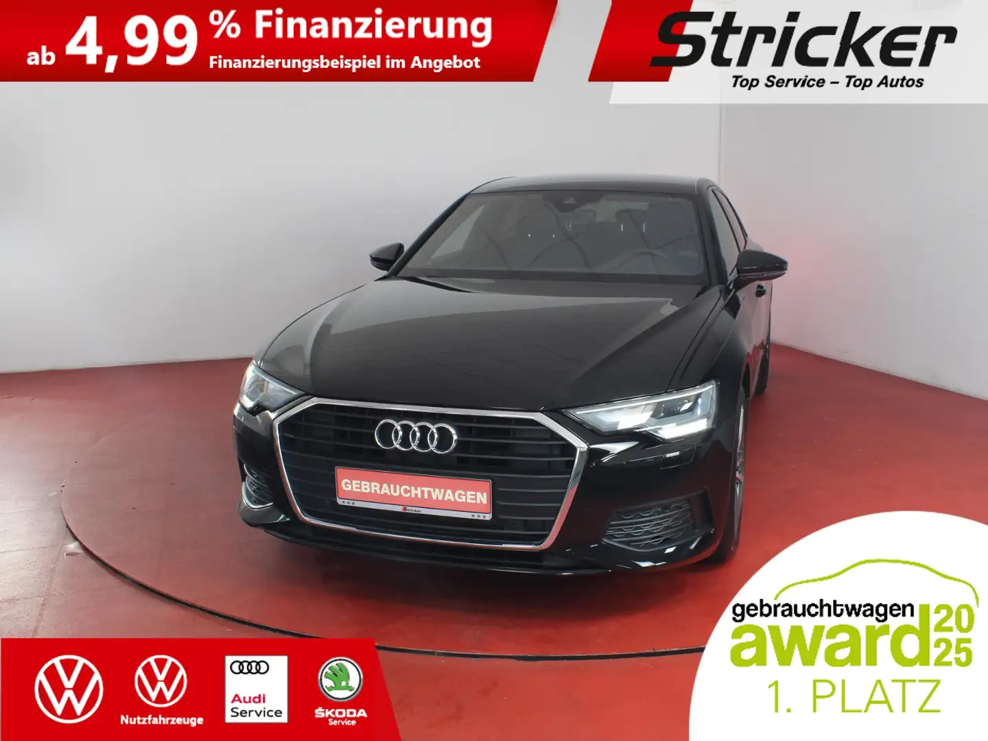 Audi A6 45 2.0TFSI 392,-ohne Anzahlung Kamera Sitzheizung Schwarz - 1