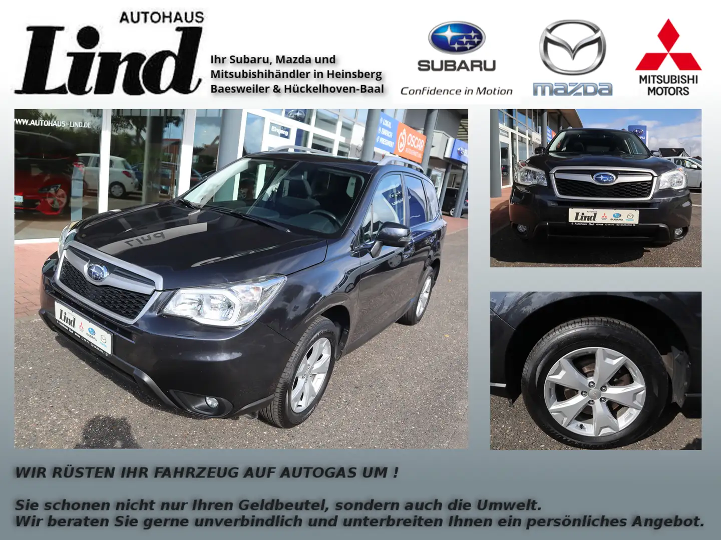 Subaru Forester Exclusive AHK, XENON, SHZ,UVM... Gris - 1