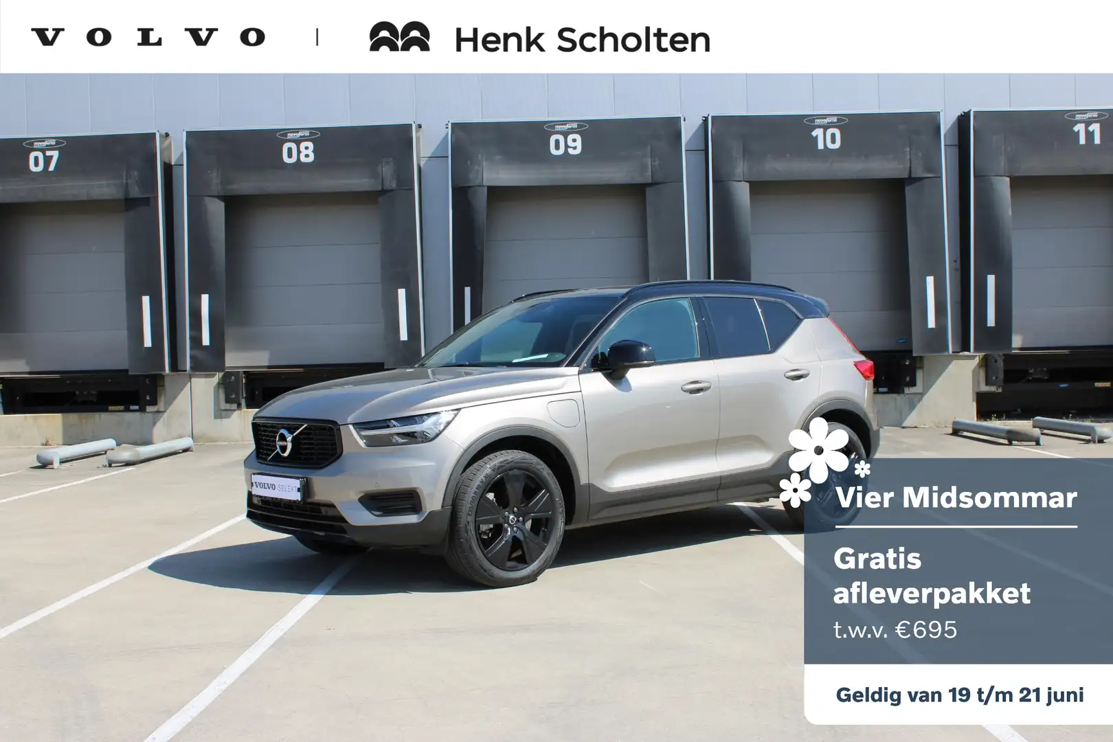 Volvo XC40 T4 210PK Recharge R-Design | Elektrisch glazen pan Grijs - 1