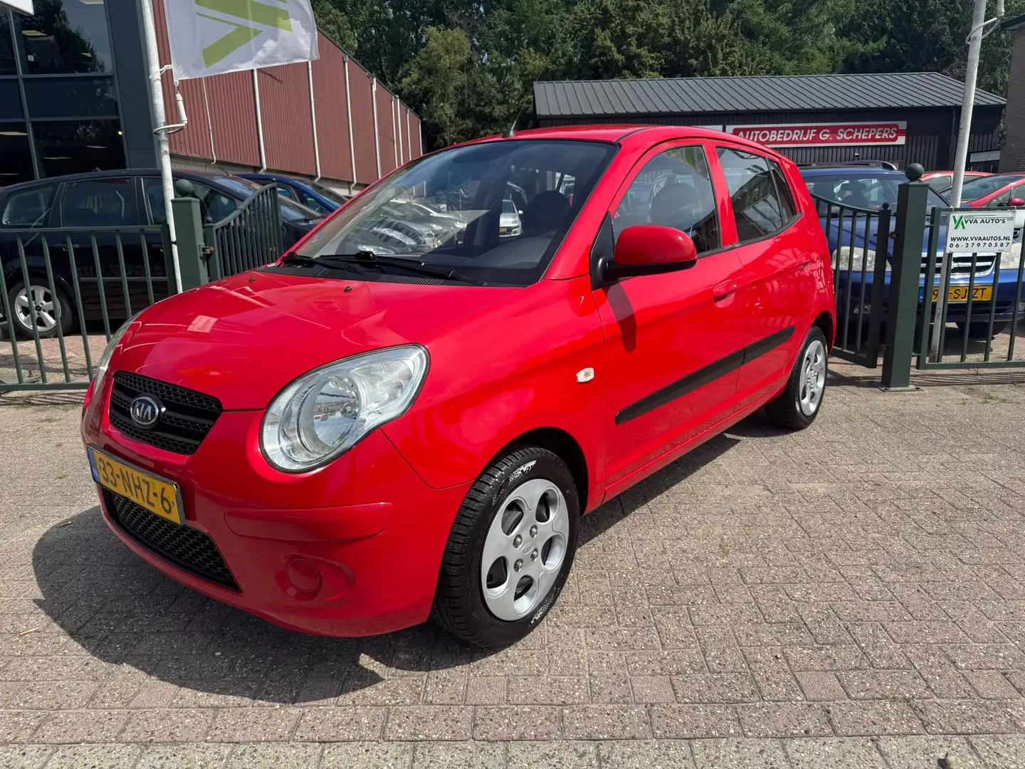 Kia Picanto 1.0 X-pect stuurbekrachtiging, nette auto Rood - 1