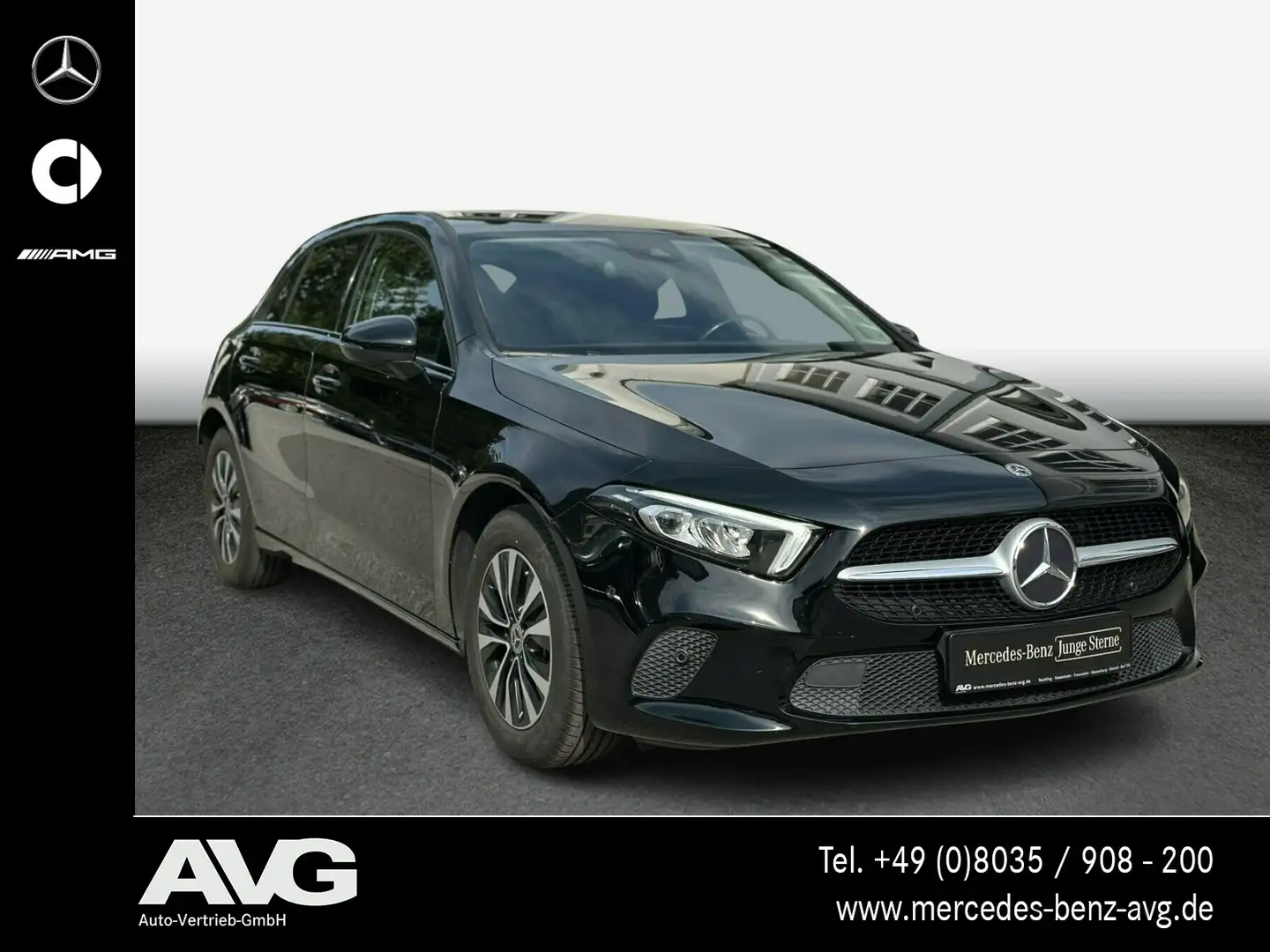 Mercedes-Benz A 180 A 180 MBUX LED SHZ CarPlay PDC DAB AHK Style Navi Schwarz - 2
