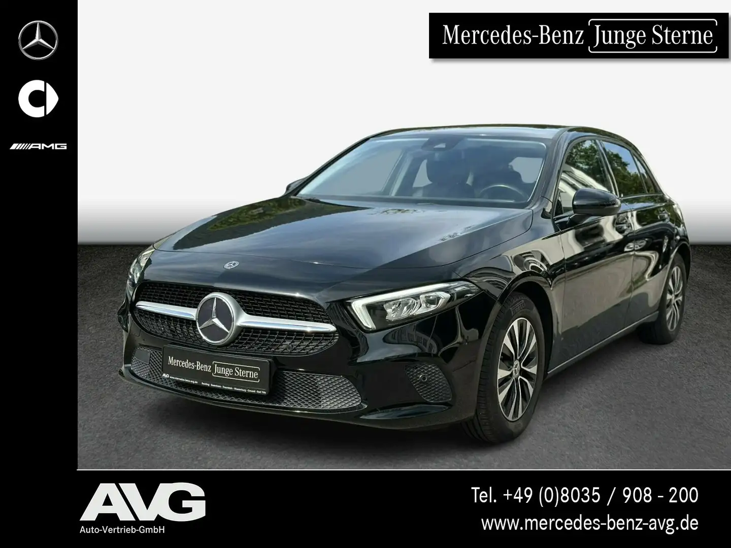 Mercedes-Benz A 180 A 180 DCT Style MBUX LED SHZ CarPlay PDC DAB AHK Schwarz - 1