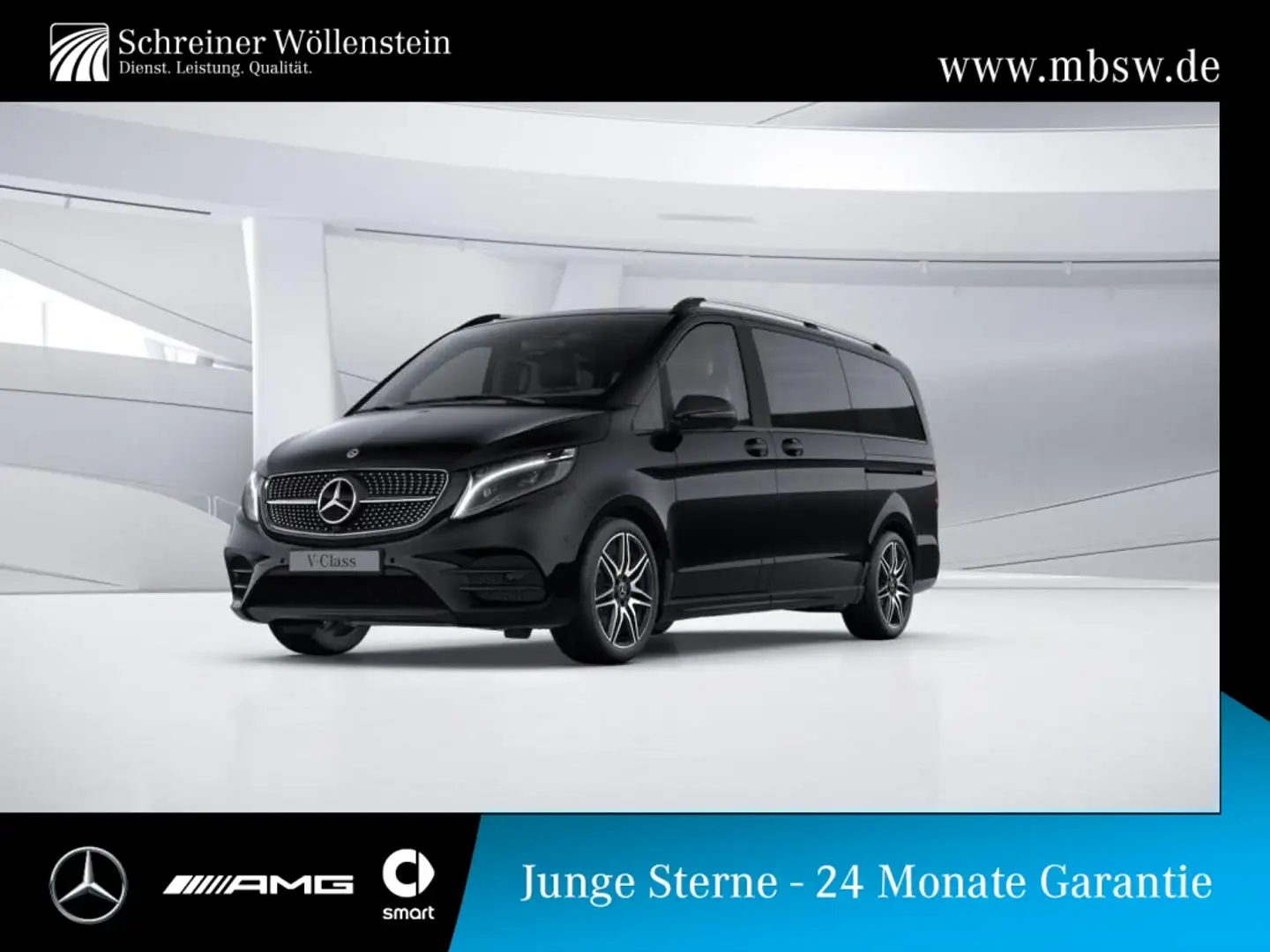 Mercedes-Benz V 250 Avantgarde Edition 4M Lang AMG*Distr*360° Schwarz - 1