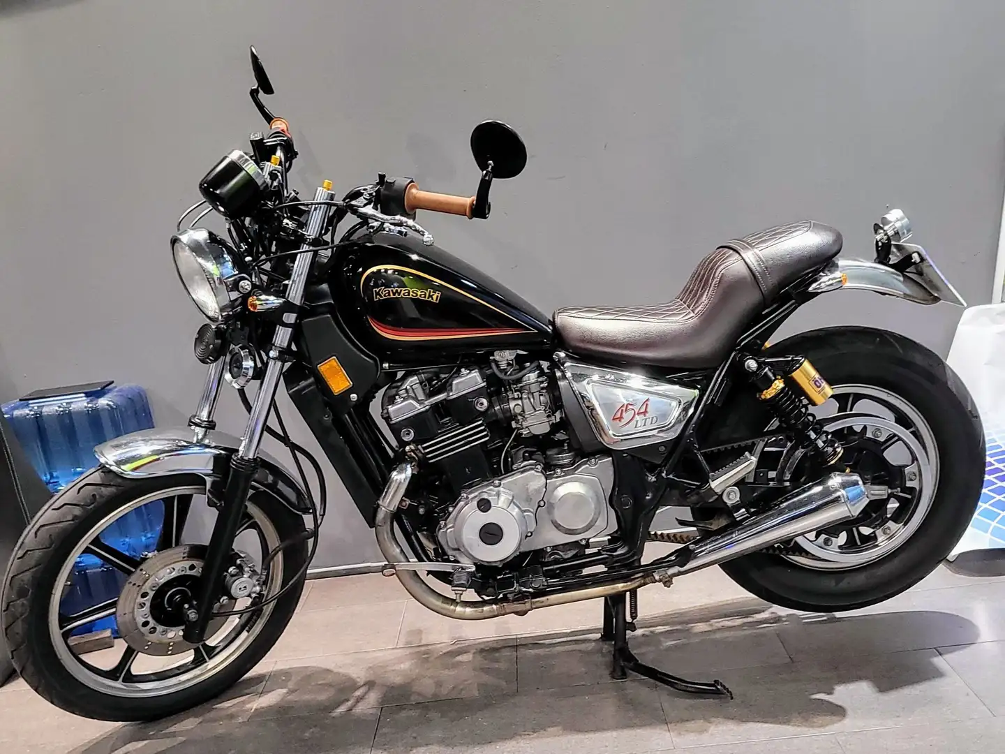 Kawasaki EN 450 LTD Cafe Racer Чорний - 2