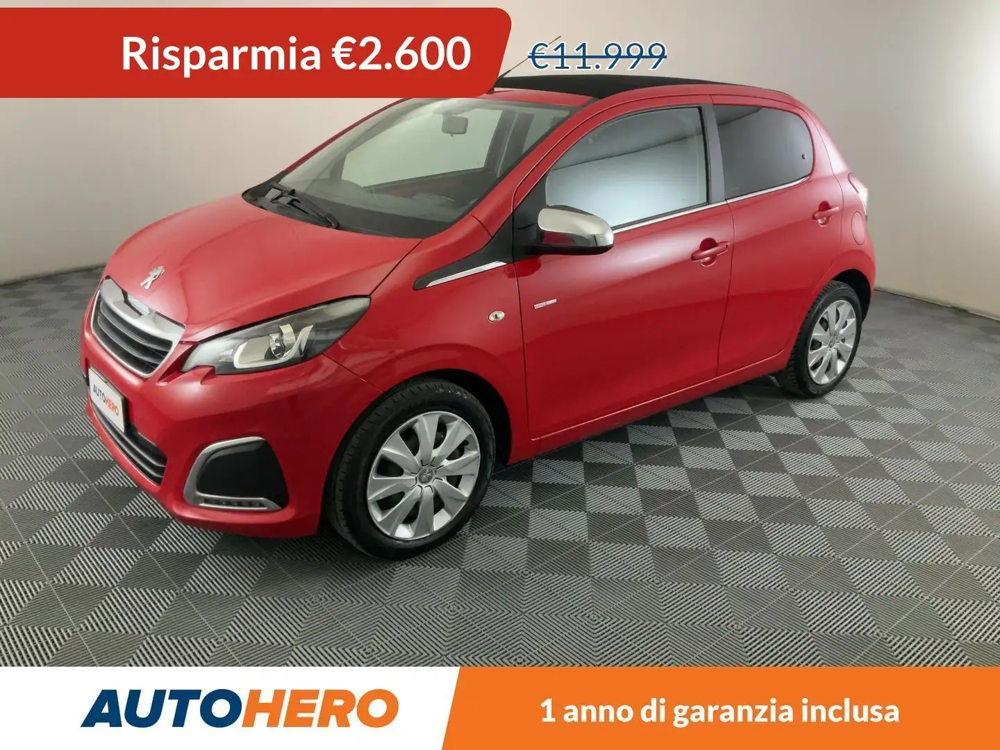 Peugeot 108 1.0 VTi TOP Style Rosso - 1