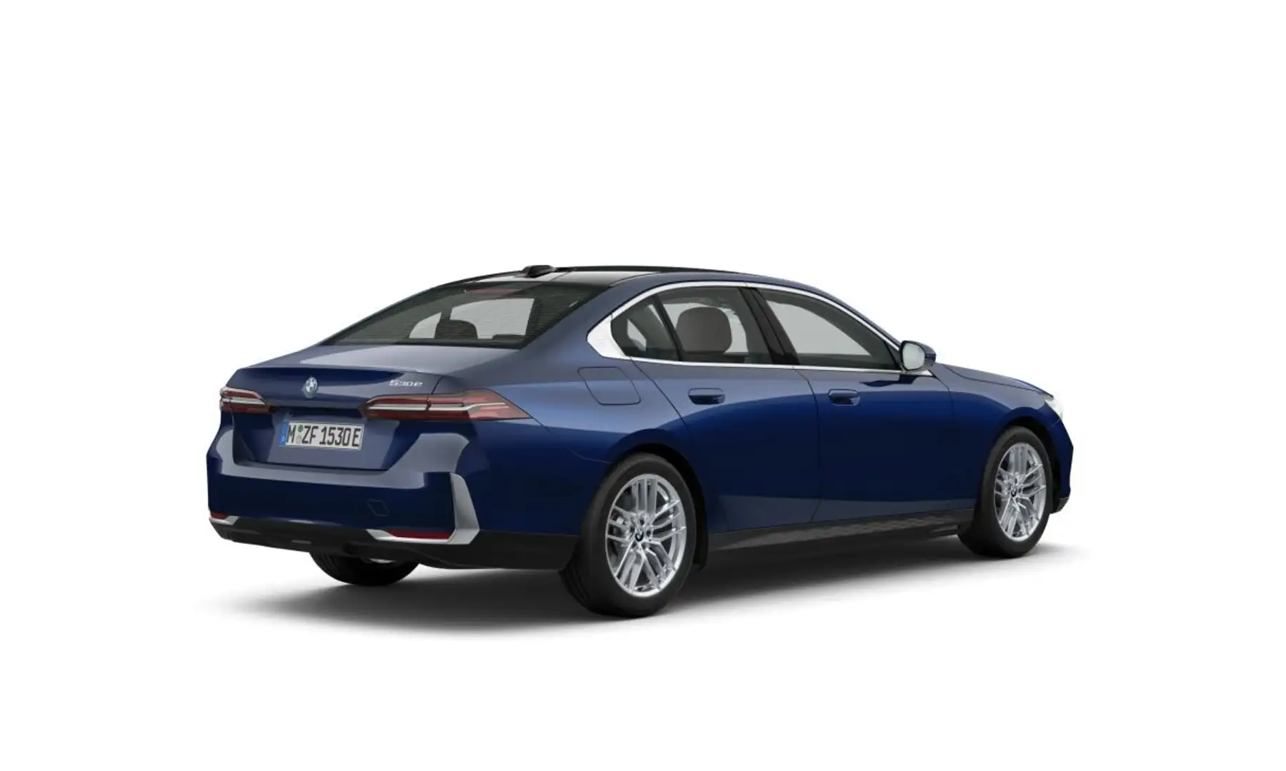 BMW 530 5-serie 530e Bleu - 2