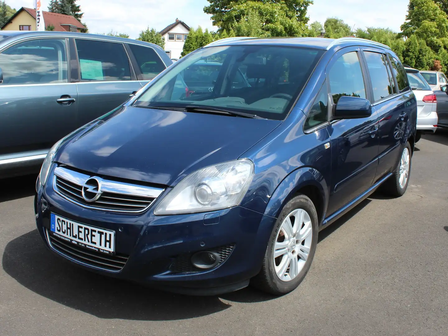 Opel Zafira Family Plus, 1. Hand, HU+AU+INSP. NEU, AHK, Alu Blau - 1