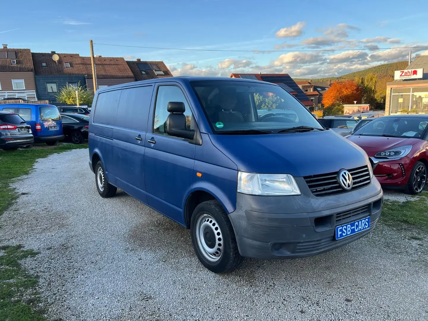 Volkswagen T5 Transporter Kasten-Kombi Kasten lang 1-Hand Bleu - 1