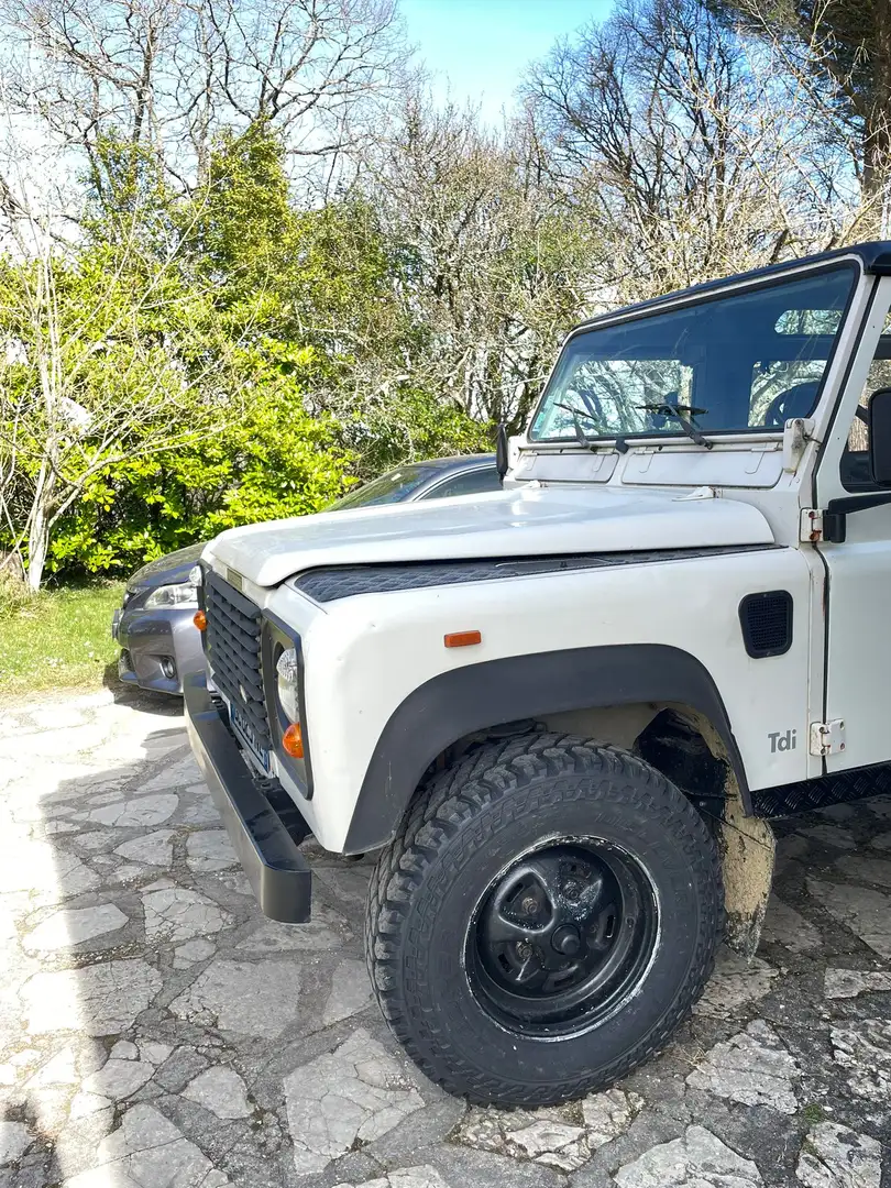 Land Rover Defender 90 Blanc - 2