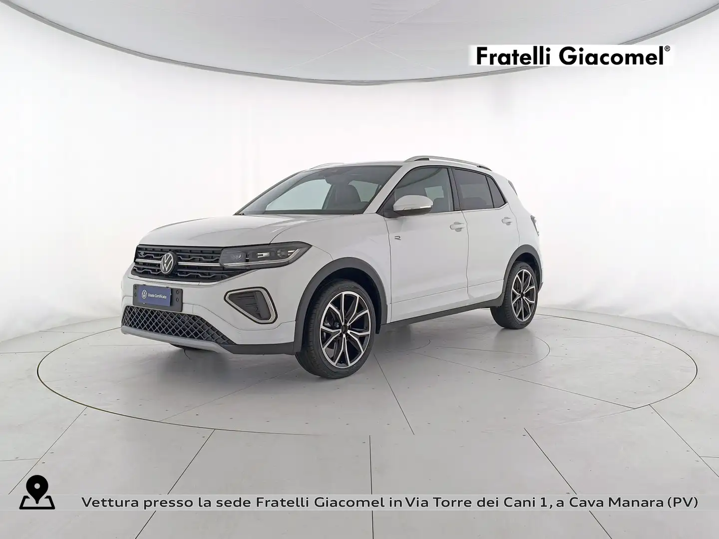 Volkswagen T-Cross 1.0 tsi r-line plus 115cv dsg Wit - 1