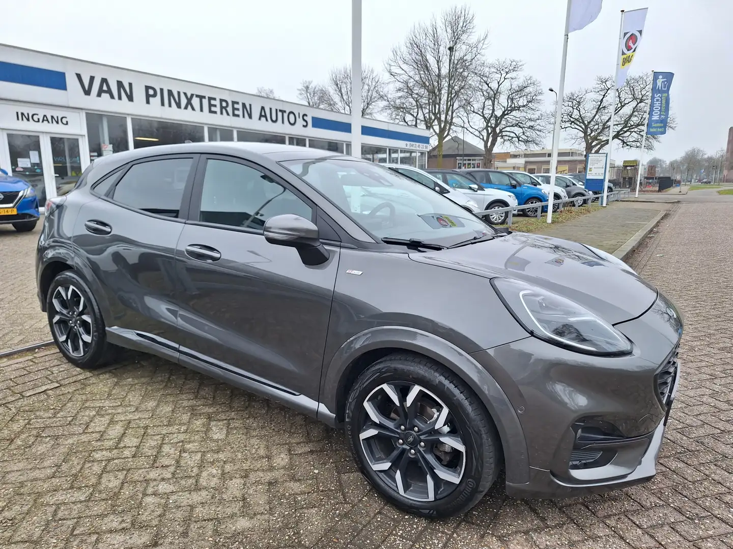 Ford Puma 1.0 EcoBoost ST-Line X SCHUIFDAK/TREKHAAK/ACHTERKL Grijs - 1