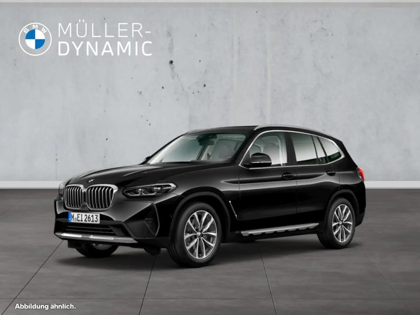 BMW X3 xDrive20d LED PANO AHK HIFI RÜCKFAHR SHZ Schwarz - 1