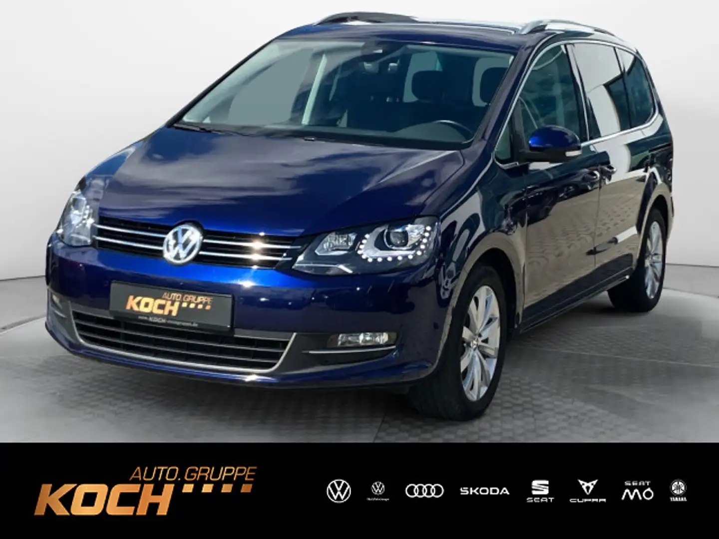 Volkswagen Sharan 1.4TSI Highline DSG Xenon AHK Navi Bleu - 1
