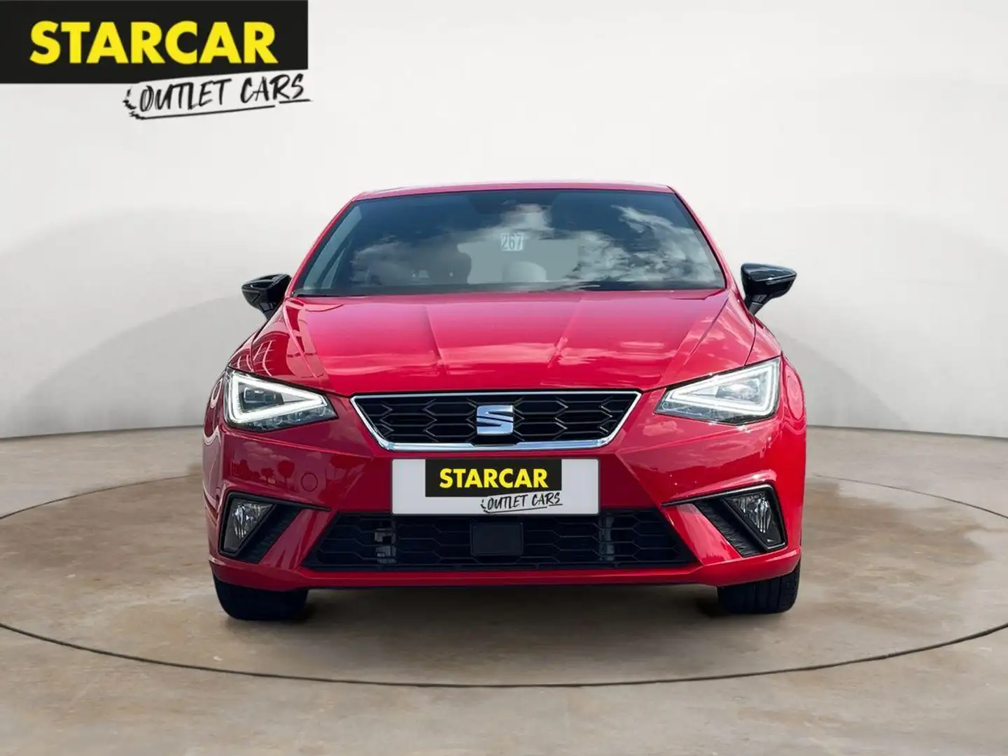 SEAT Ibiza FR 1.0 TSI SPORTSITZE+DIGITAL-COCKPIT+ACC+SPORT-FA Piros - 2