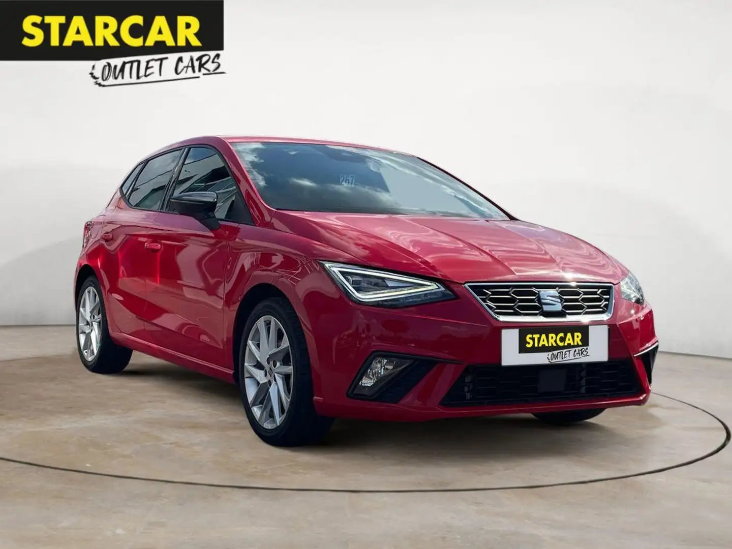 SEAT Ibiza FR 1.0 TSI SPORTSITZE+DIGITAL-COCKPIT+ACC+SPORT-FA Piros - 1