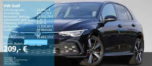 Volkswagen Golf GTE 1.4 dsg Hybrid 2022 245cv 18" vari colori