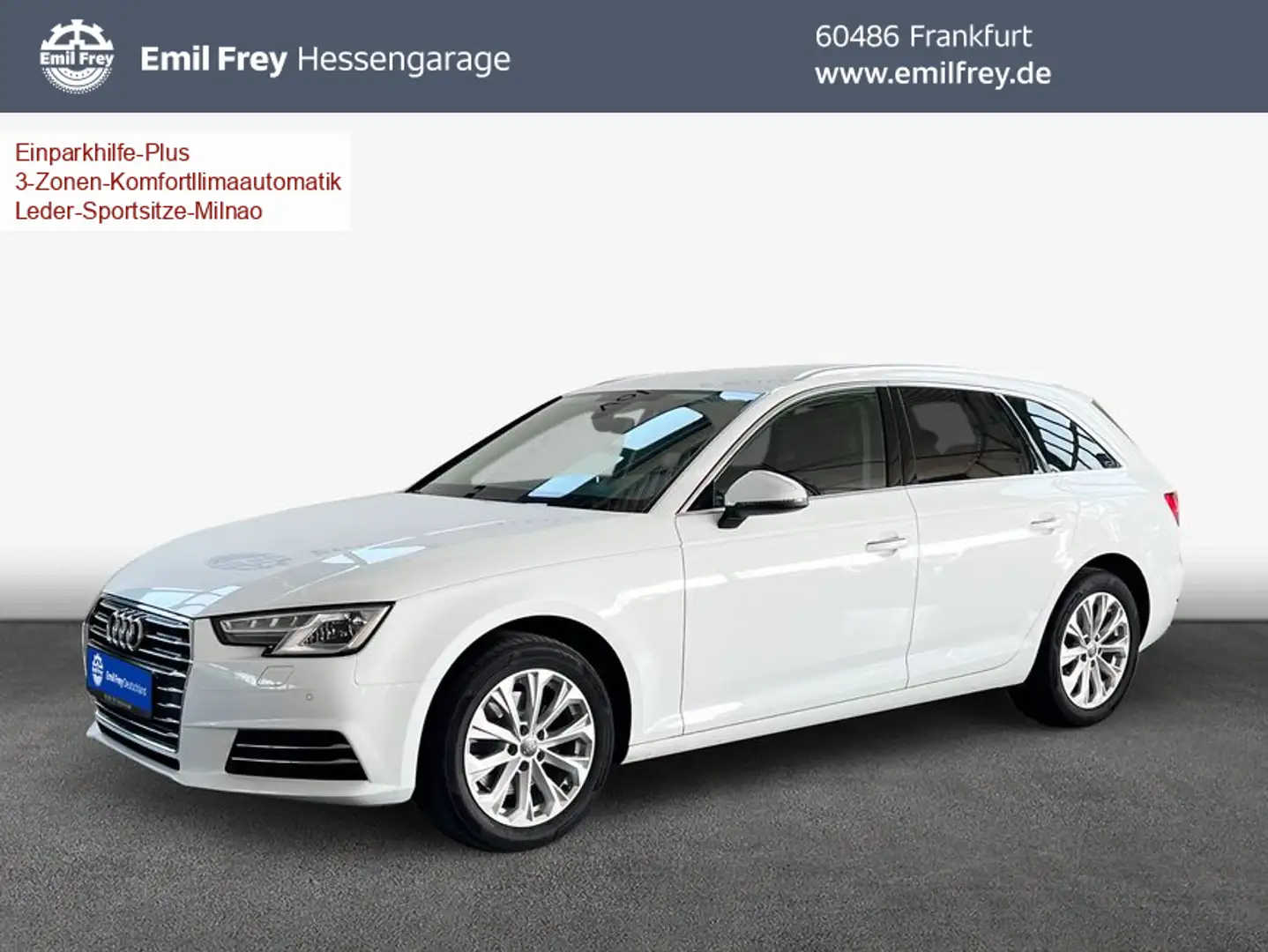 Audi A4 Avant 2.0 TDI S Tronic Design Leder Sitzbelüftu Bianco - 1