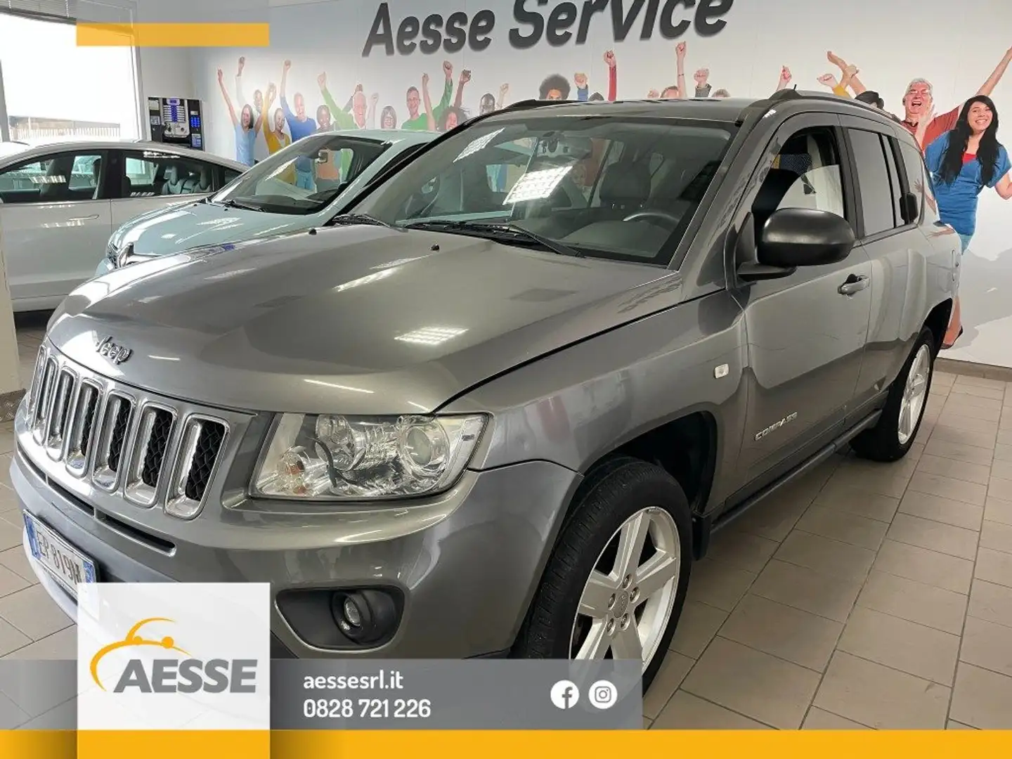 Jeep Compass 2.2 CRD Limited 2WD Gris - 1