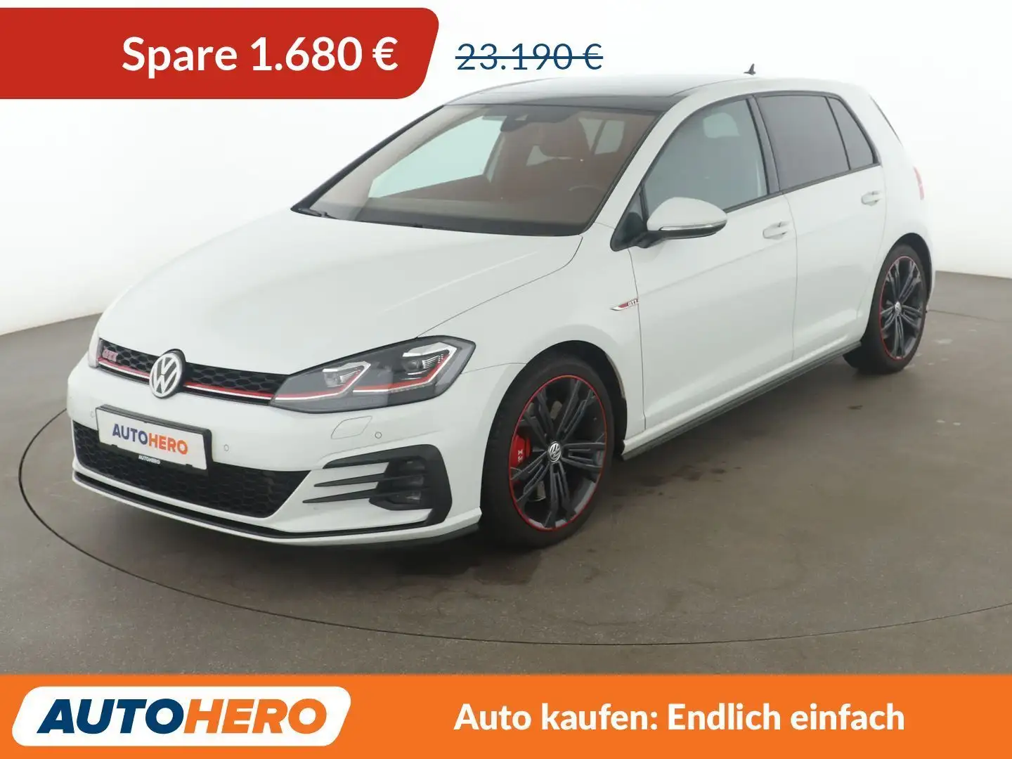 Volkswagen Golf GTI 2.0 TSI GTI Performance BlueMotion Aut.*NAVI* Weiß - 1