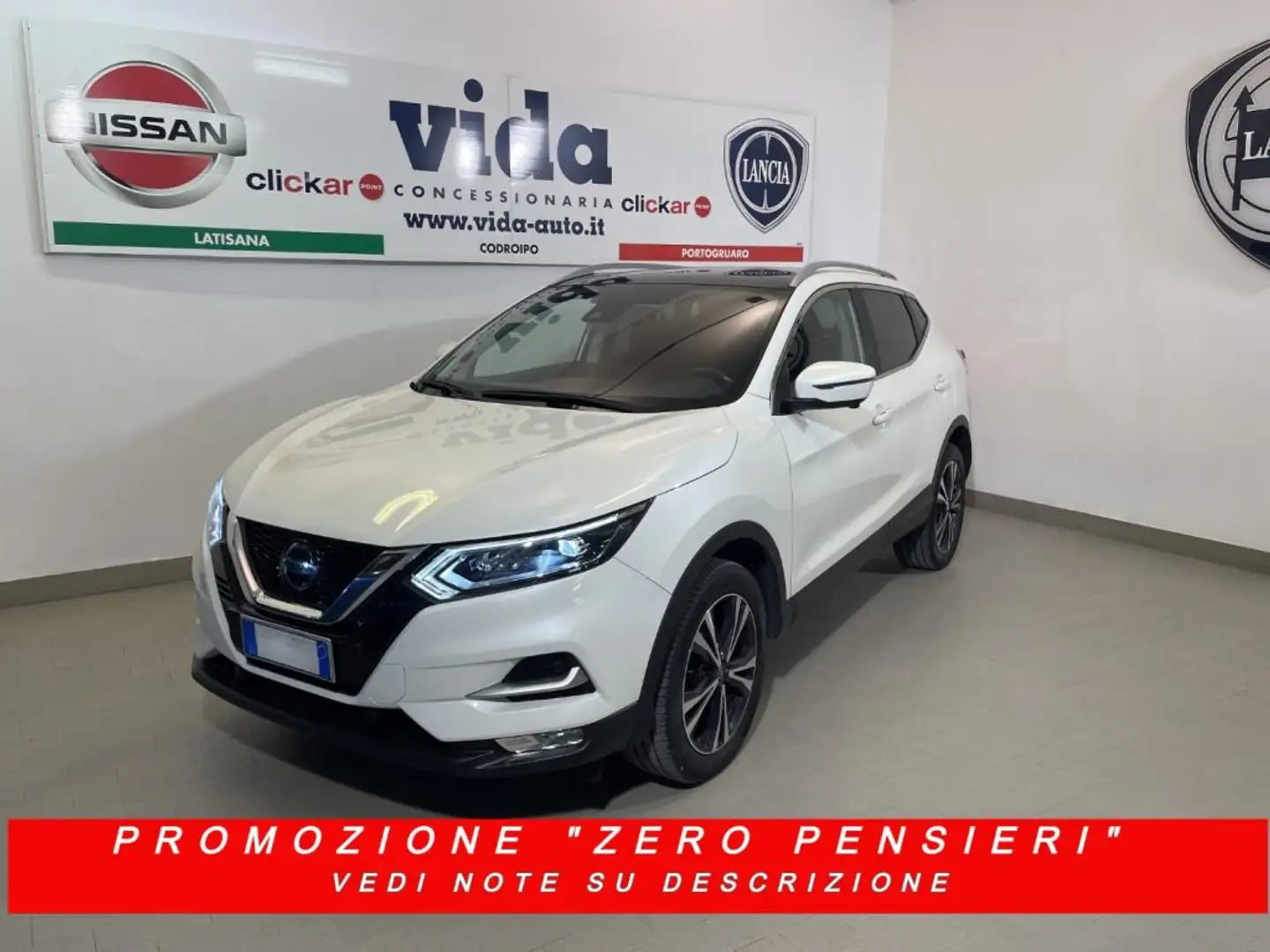 Nissan Qashqai 1.5 dCi 115 CV N-Connecta Bianco - 1