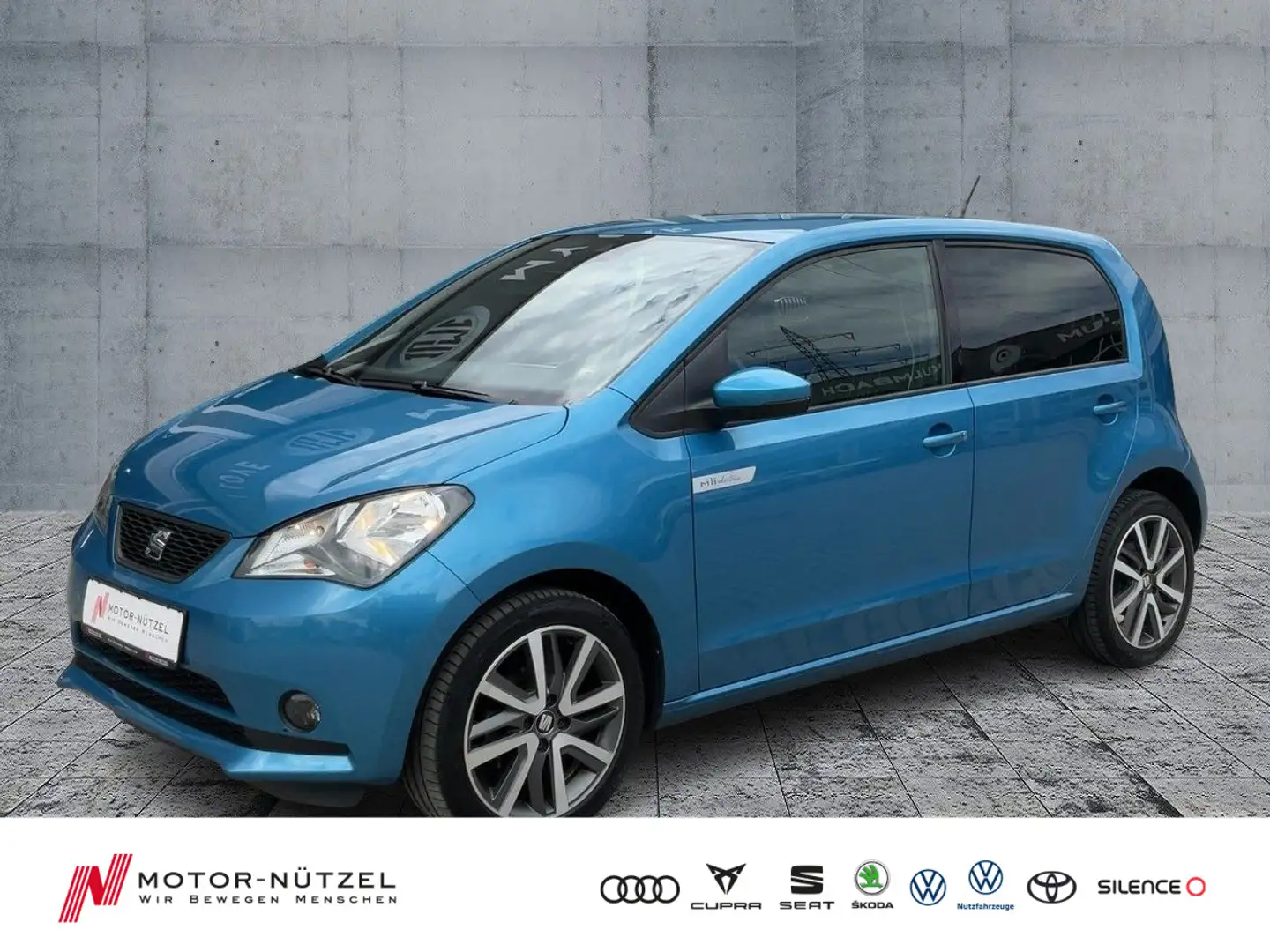 SEAT Mii electric PLUS EDITION Klima+SHZ+GRA+PDC+DAB Bleu - 1