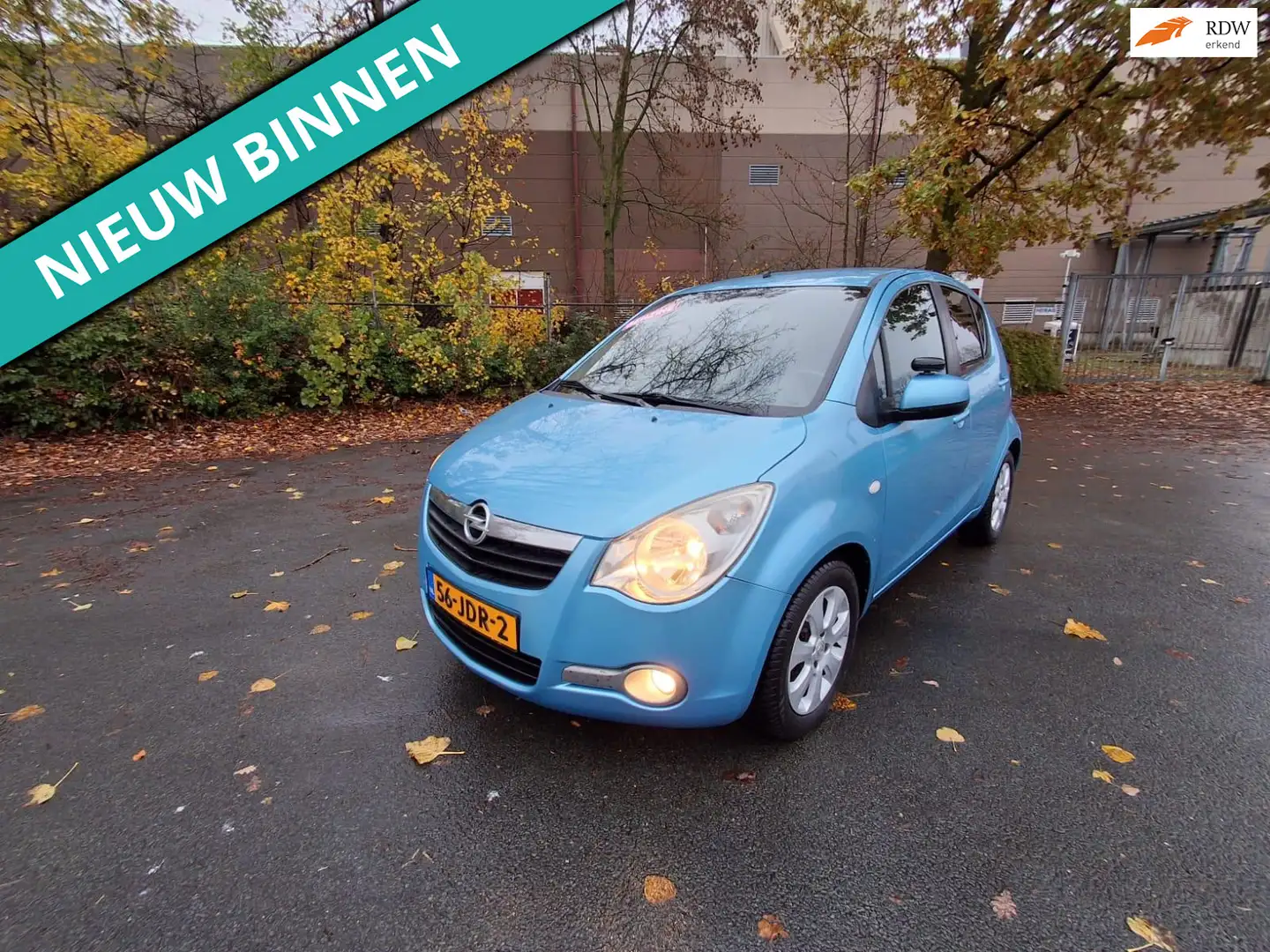 Opel Agila 1.2 Enjoy fijne hoge instap en top onder houden Albastru - 1