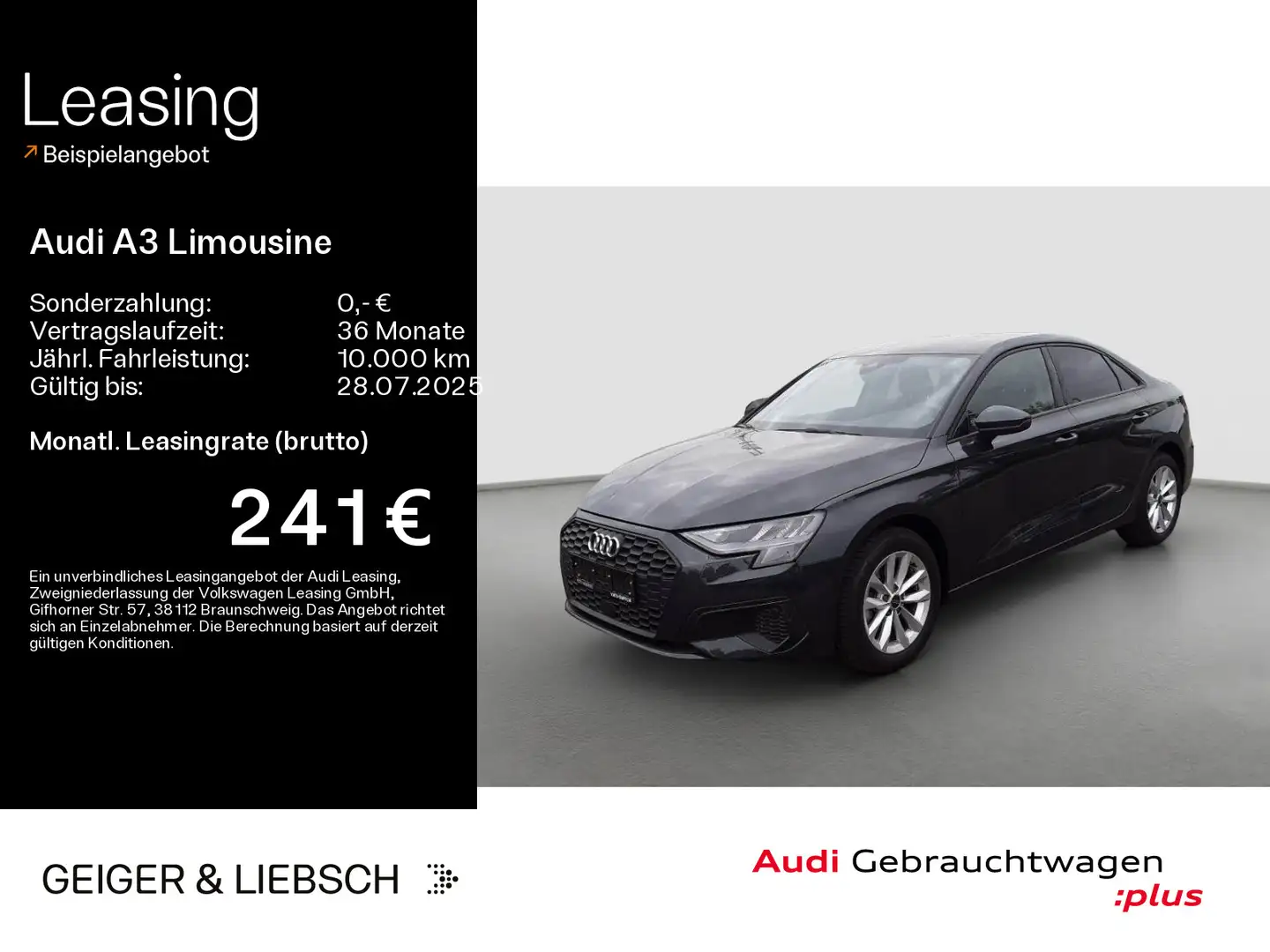 Audi A3 30 TFSI*NAVI-PLUS*VIRTUAL*PDC*SHZ*K Gris - 1