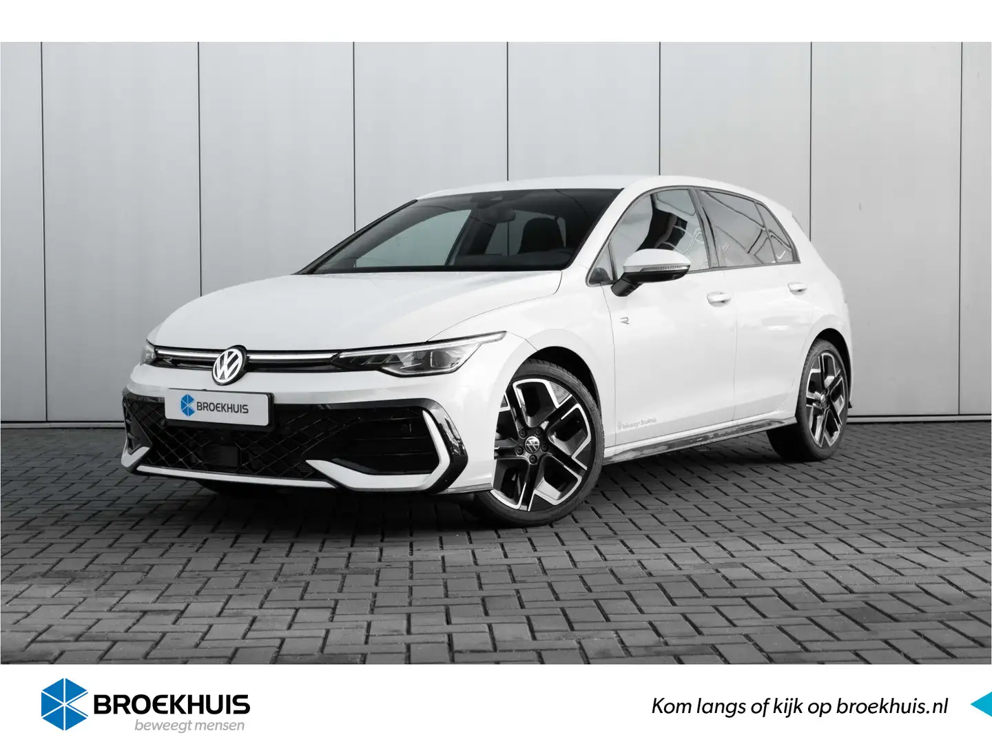 Volkswagen Golf 1.5 eTSI R-Line Edition l 360 Camera l Verlicht VW Wit - 1