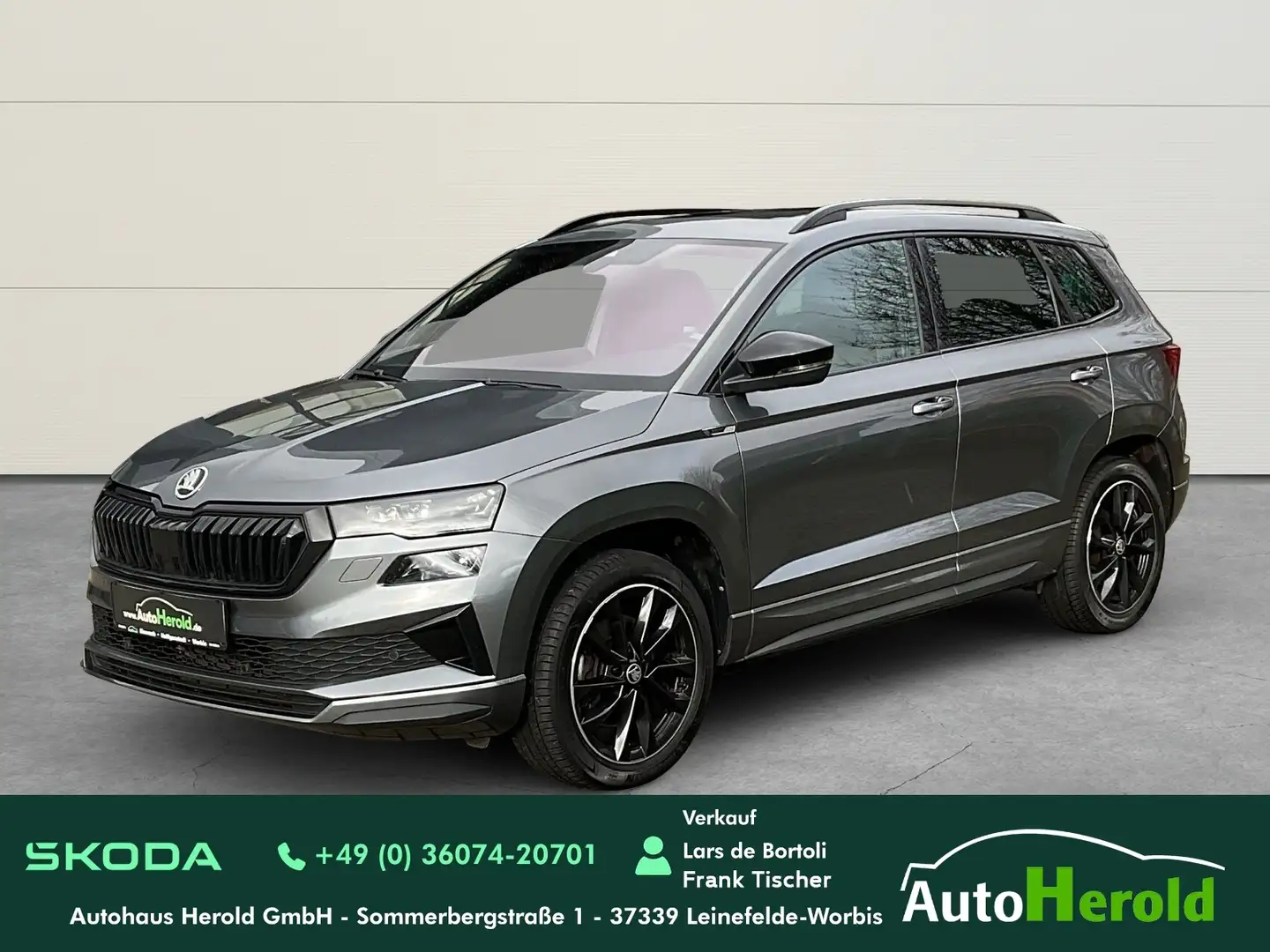 Skoda Karoq Sportline 1.5TSI 110kW+DSG+SMARTLINK+ACC Gris - 1