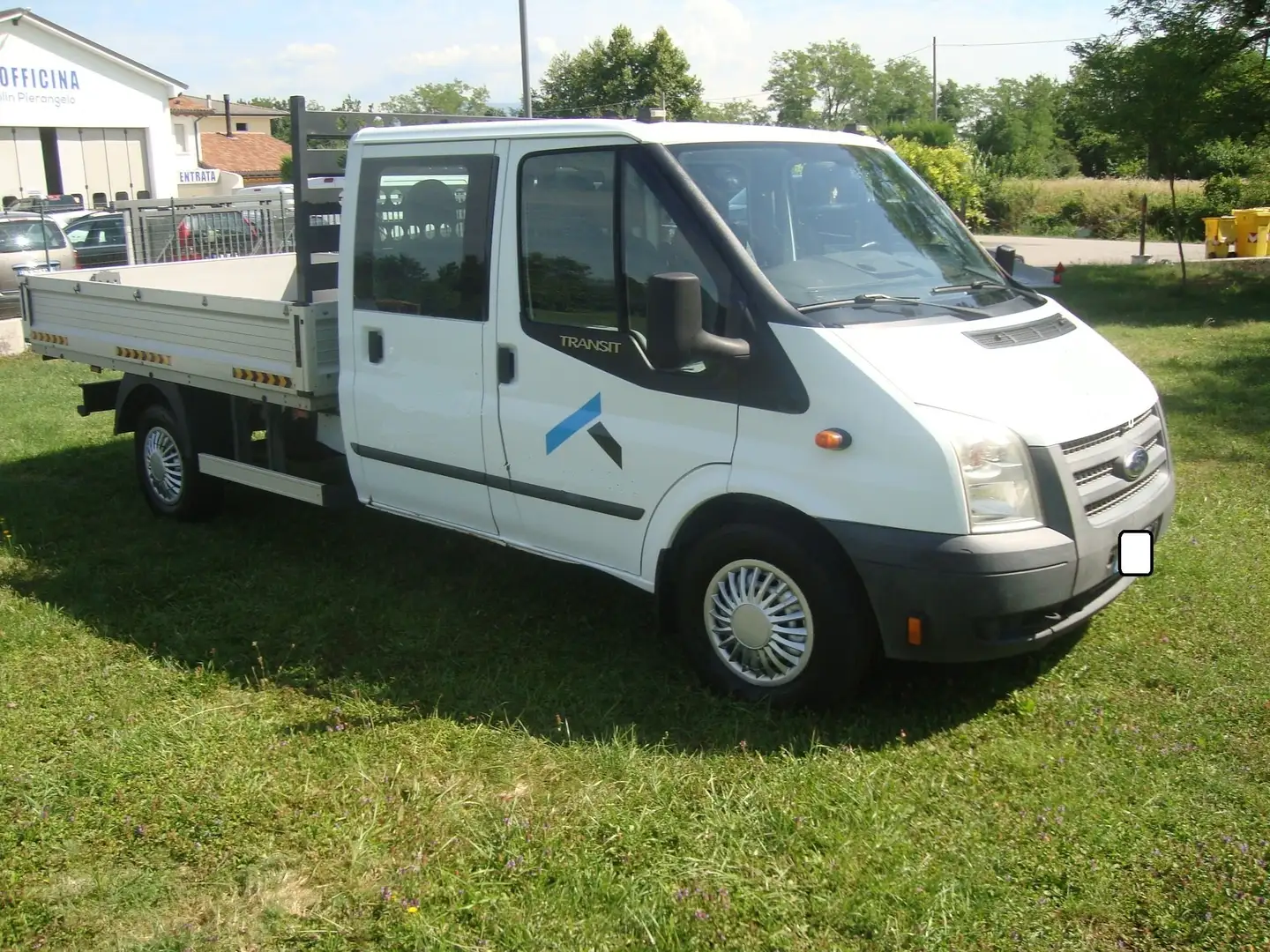 Ford Transit 2.2 Tdci Doppia Cabina con Cassone Fisso Blanc - 1