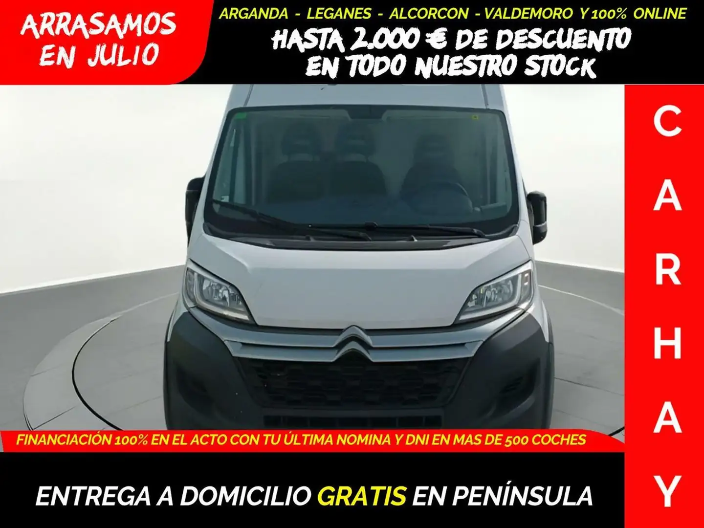 Citroen Jumper 35 L4H3 HEAVY HDI 130cv 96KW FURGÓN Blanco - 1