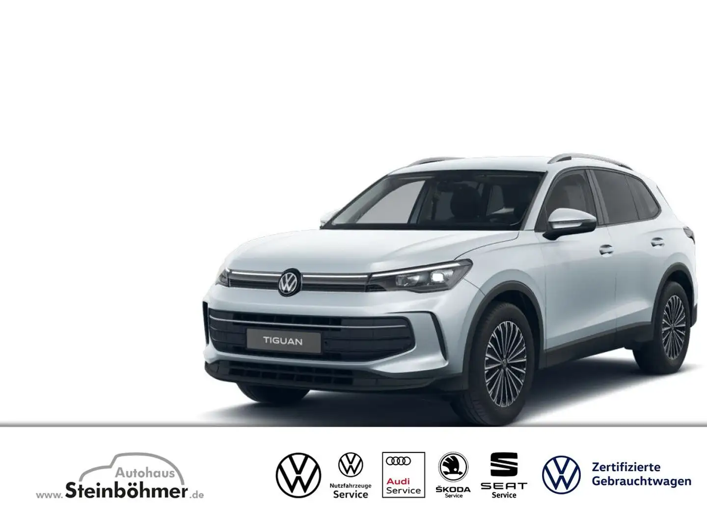 Volkswagen Tiguan Life 1.5eTSI DSG LEDPlus NAV AppCon ACC SHZ Zilver - 1