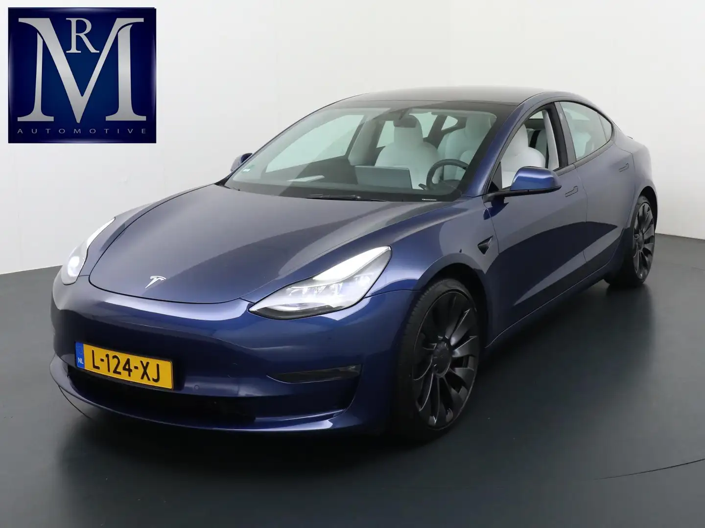 Tesla Model 3 Performance AWD 75 kWh ORIG. NL. NAP KM. | WIT LED Blauw - 1