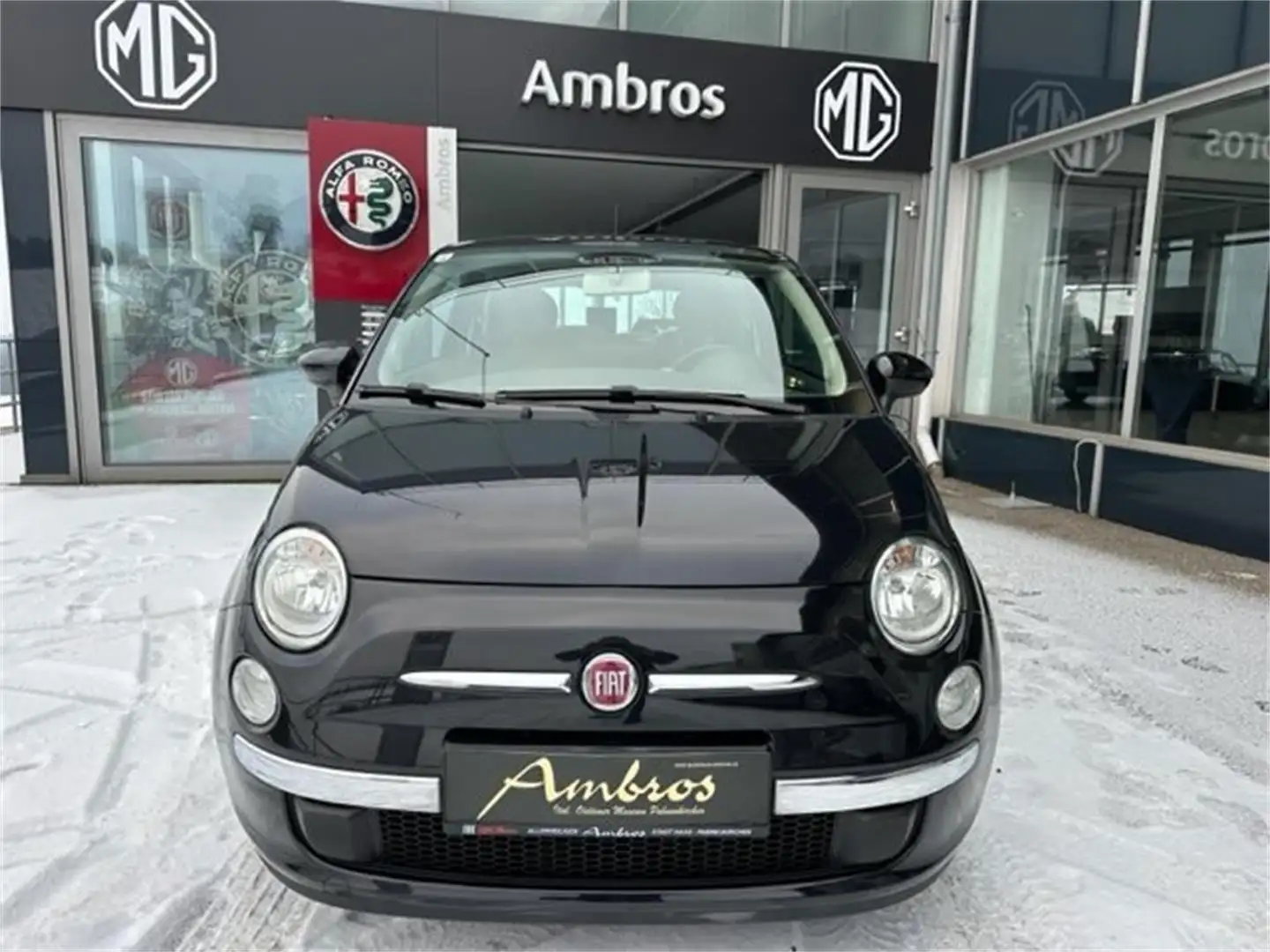 Fiat 500 1,2 Lounge Schwarz - 2