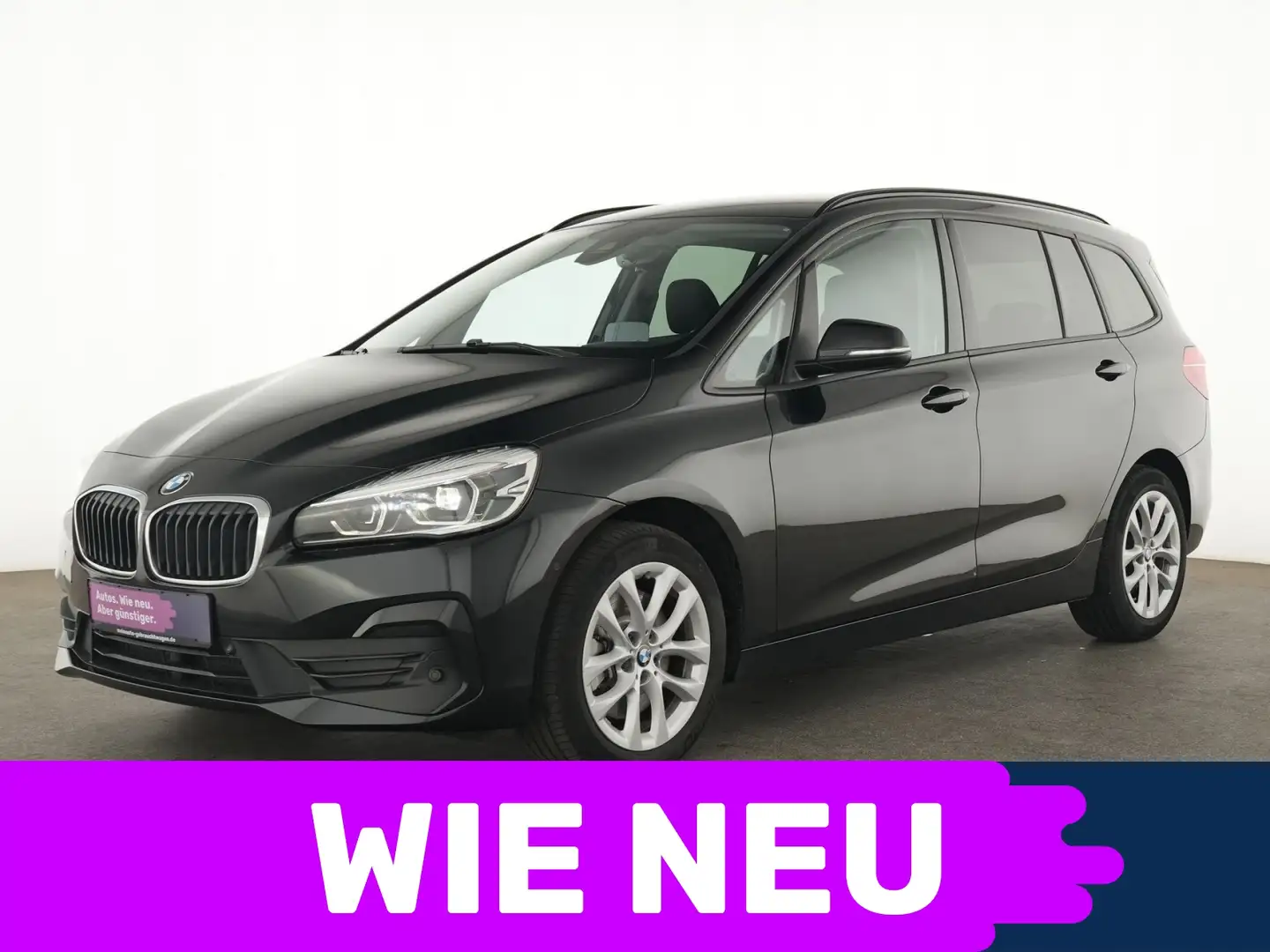 BMW 218 d Gran Tourer  Advantage Kamera|HuD|AHK|LED Noir - 1